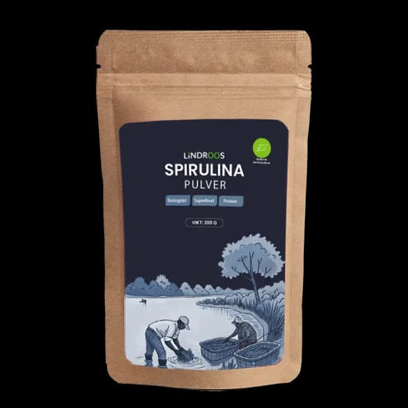 Lindroos Spirulinapulver Ekologiskt 200 g