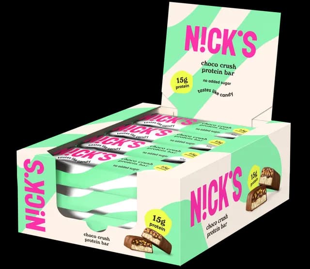 Nicks Protein Bar Choco Crush 50 g 12-pack