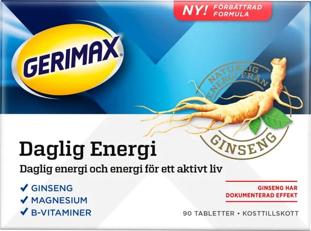 Gerimax Daglig Energi 90 tabletter