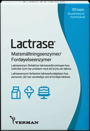 Lactrase laktasenzym, kapslar 30 st