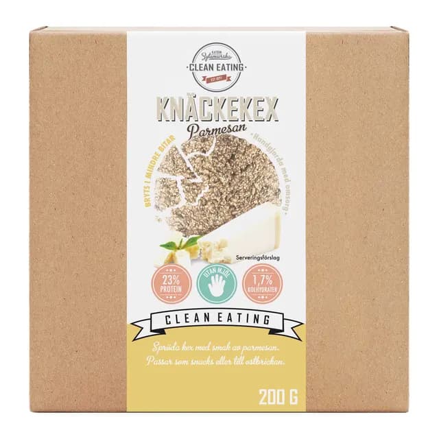 Clean Eating Knäckekex Parmesan 200 g