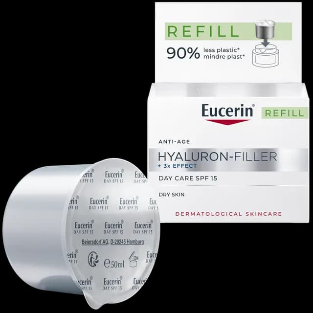 Eucerin Hyaluron-Filler + 3x Effect Day Dry Skin SPF15 Refill 50 ml