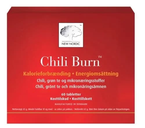 New Nordic Chili Burn 60 tabletter