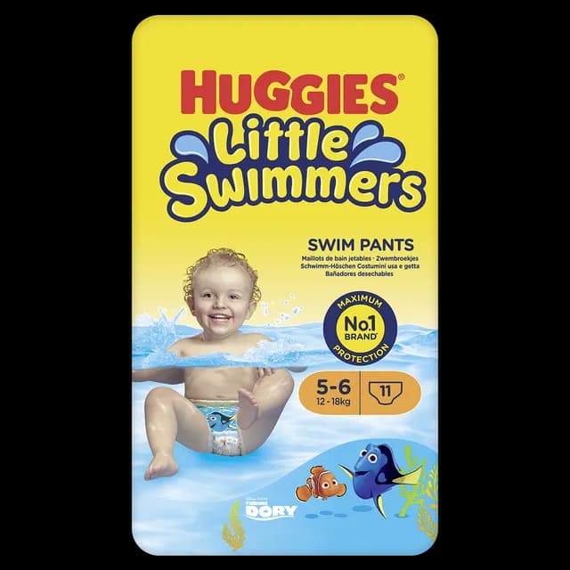 Huggies Little Swimmers L 5-6 år 12-18 kg 11 st