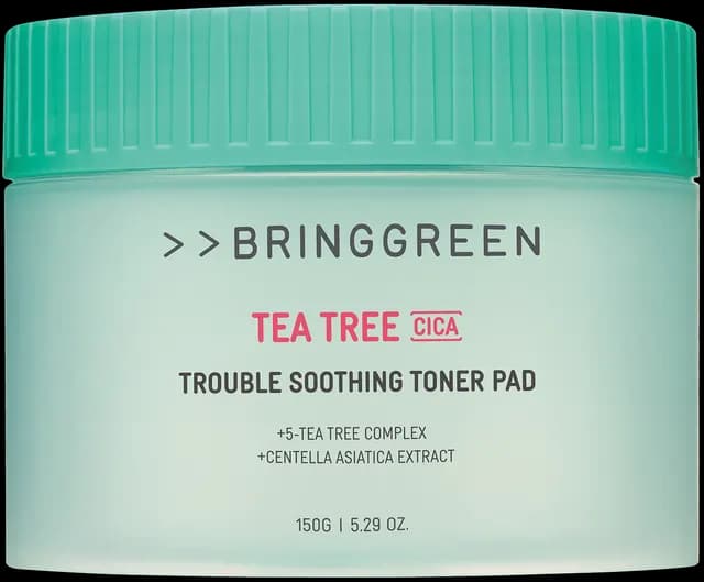 BRINGGREEN Tea Tree Cica Trouble Soothing Toner Pad 90 st
