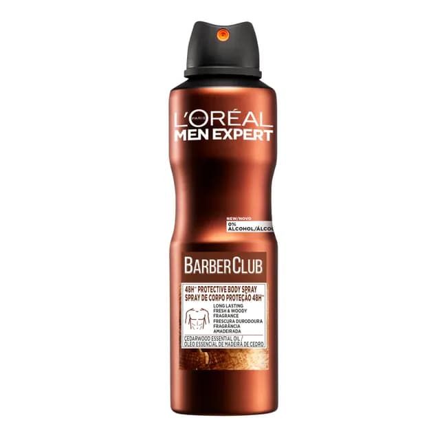 L'Oréal Paris Men Expert Barber Club 48H Protective Bodyspray 150 ml