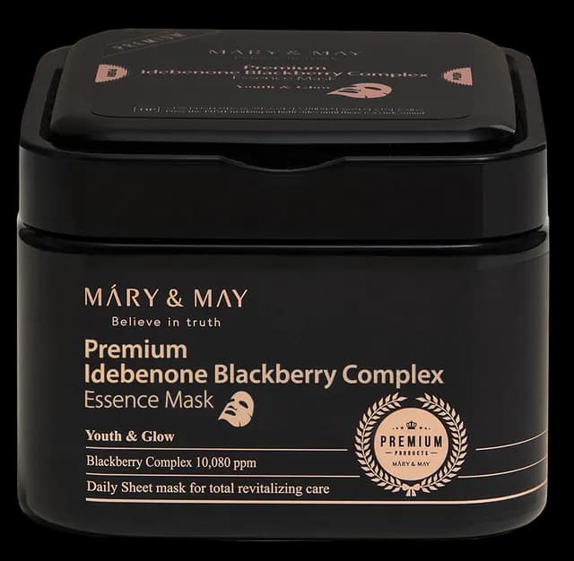 Mary&May Premium Idebenone Blackberry Complex Essence Mask 20 st