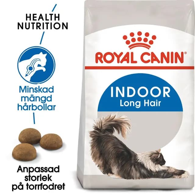 Royal Canin Indoor Long Hair Adult Torrfoder för Katt 10 kg