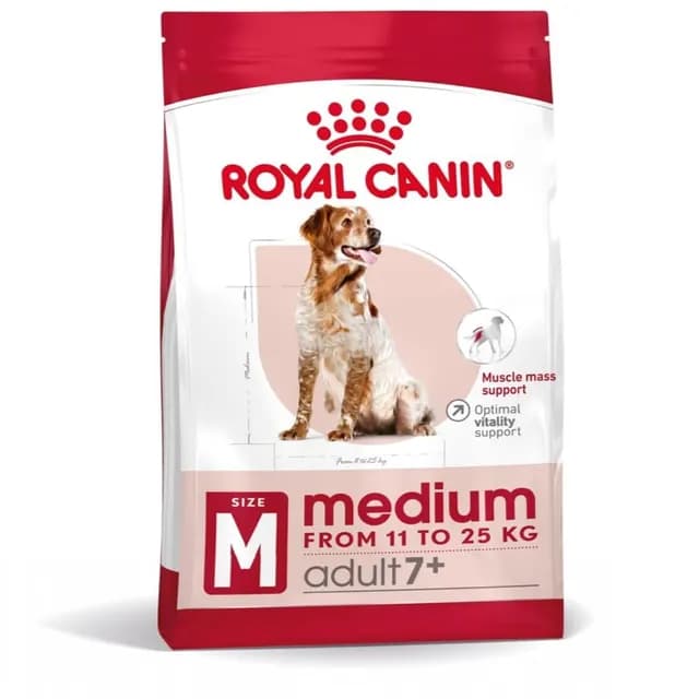 Royal Canin Medium Adult 7+ Torrfoder för Hund 15 kg