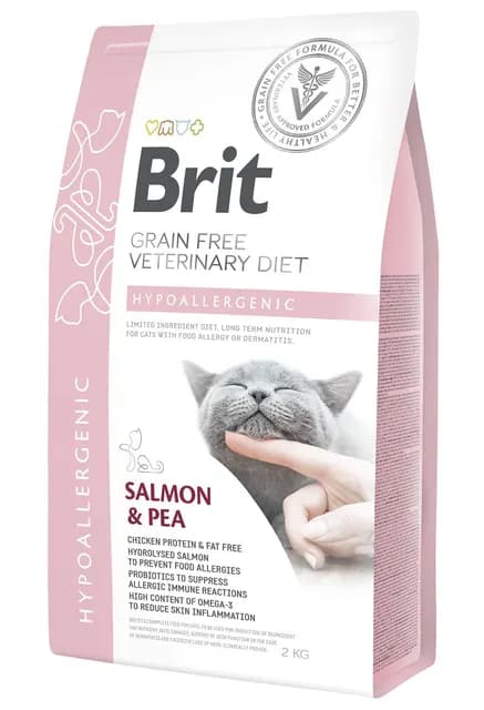 Brit Veterinary Diet Cat Hypoallergenic Grain Free 2 kg