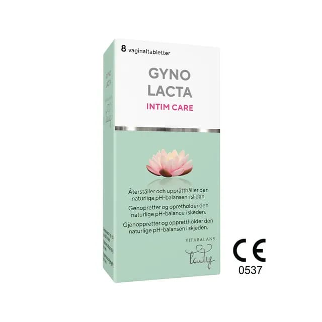 Vitabalans Gynolacta 8 vaginaltabletter