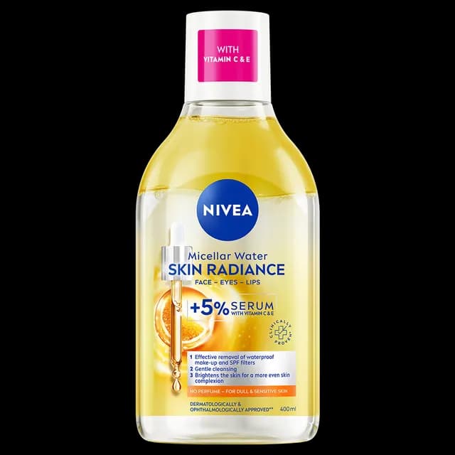 NIVEA Micellar Water Skin Radiance +5% Serum 400 ml