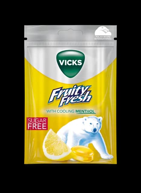 Vicks Fruity Fresh Lemon Menthol 72 g