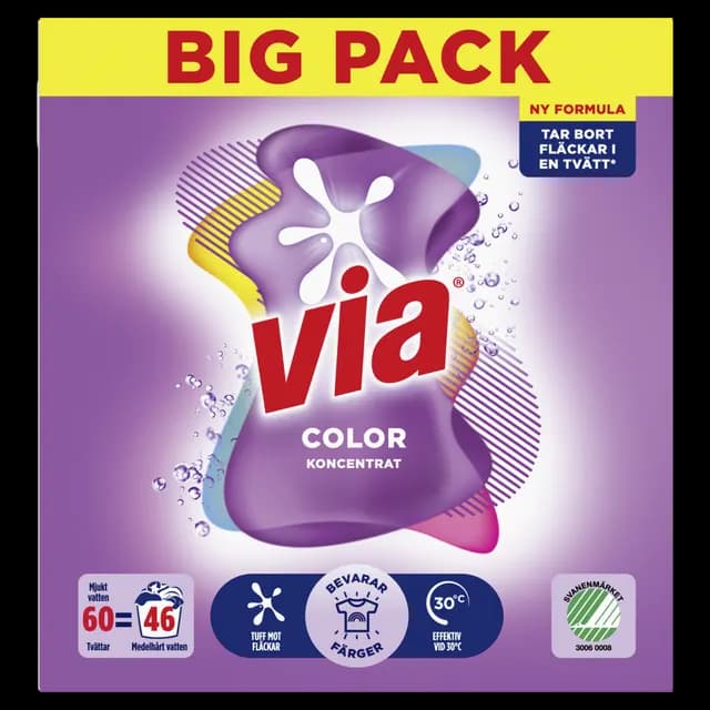 Via Color Tvättmedel 2400 g