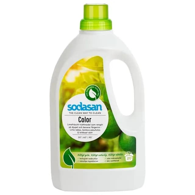 Sodasan Tvättmedel Color Lime 1500 ml