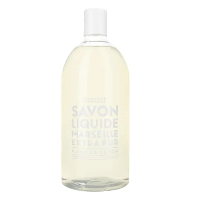 Compagnie De Provence Liquid Marseille Soap Refill Cotton Flower 1000 ml
