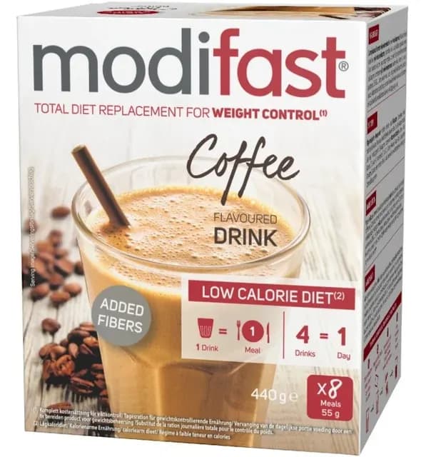 Modifast Low Calorie Diet Coffee 8 x 55 g