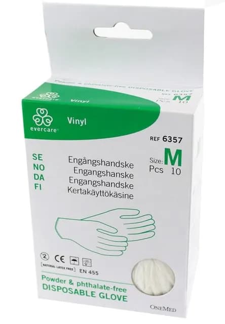 Plasthandske Vinyl Medium 5 Par