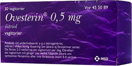 Ovesterin vagitorium 0,5 mg 30 st