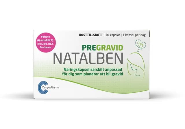 Natalben PreGravid 30 kapslar