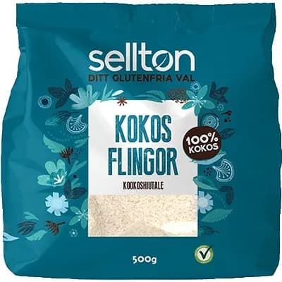 Sellton Kokosflingor 500 g