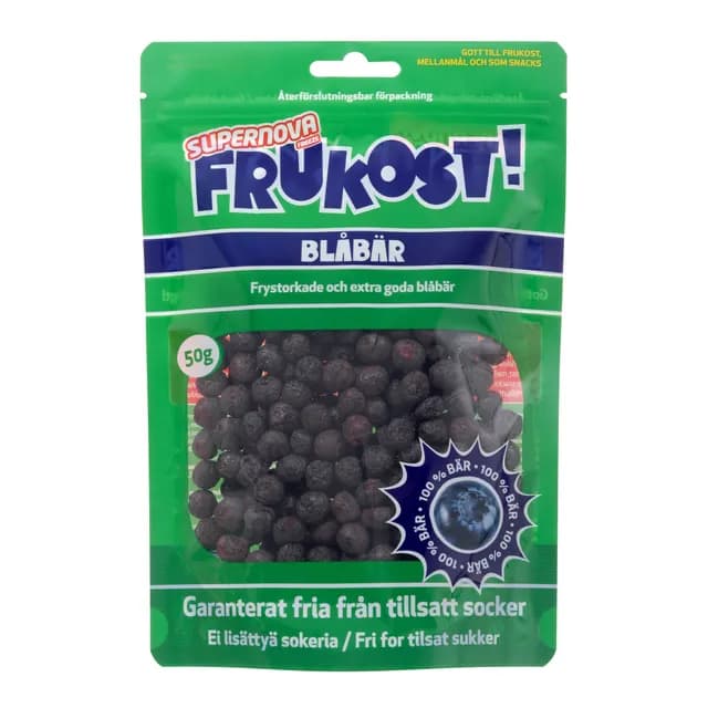 Frukost Frystorkade Blåbär 50 g