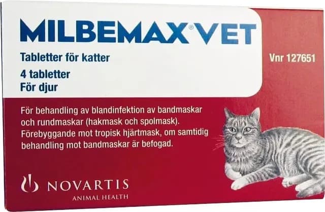 Milbemax Vet. Katt Filmdragerad Tablett 4 styck