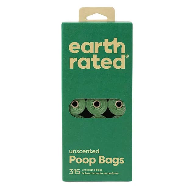 Earth Rated Hundbajspåsar Refill Oparfymerade 21 x 15 st