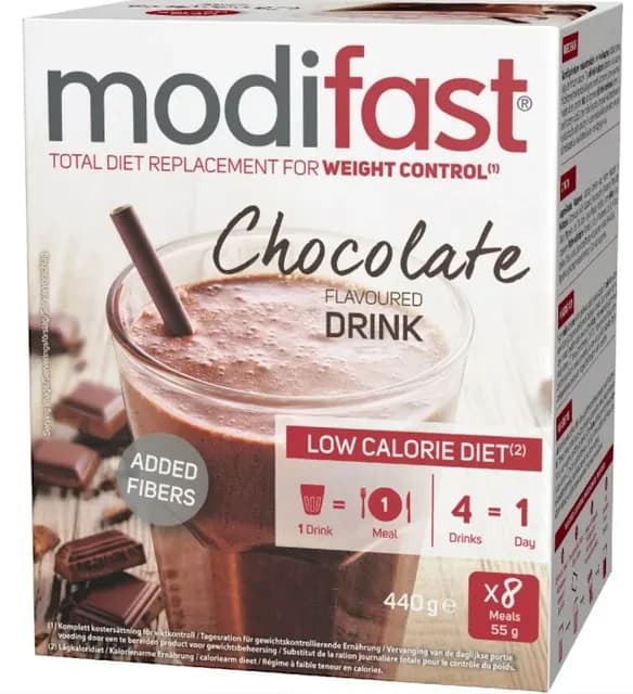 Modifast Low Calorie Diet Chocolate 8 x 55 g