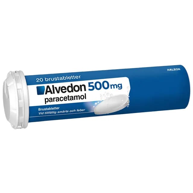 Alvedon Brustablett 500 mg 20 st