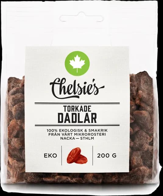 Chelsie's Torkade Dadlar 200 g