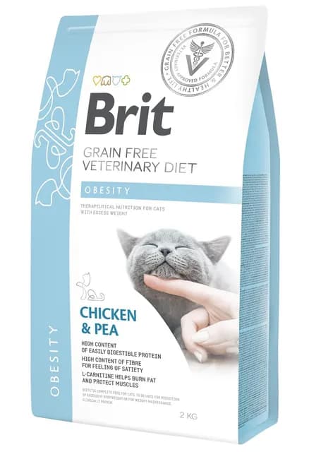 Brit Veterinary Diet Cat Obesity Grain Free 2 kg