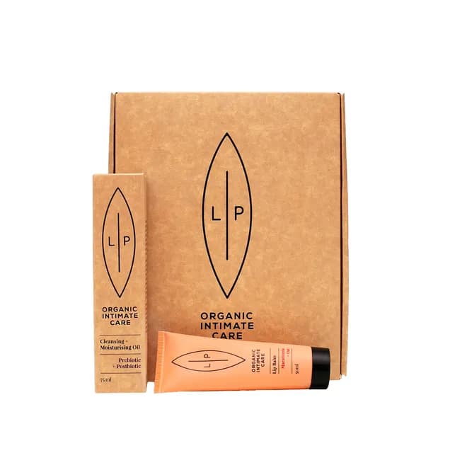 Lip Intimate Care Giftbox Duo Cleansing Oil Prebiotics + Lip Balm