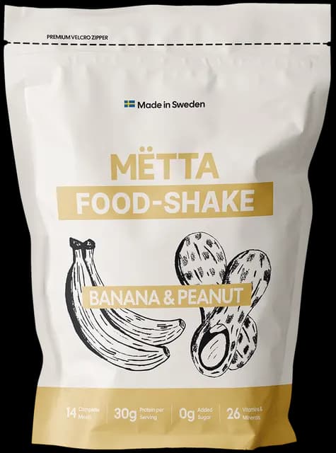 MËTTA Food Shake Banana & Peanut 1400 g
