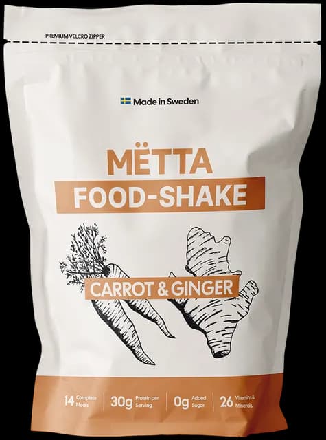 MËTTA Food Shake Carrot & Ginger 1400 g