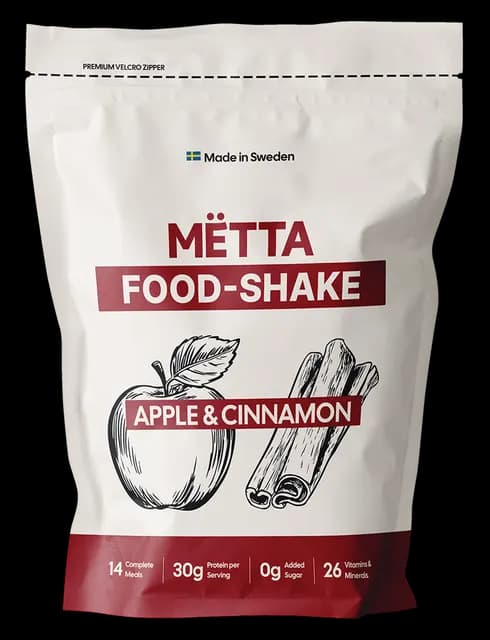 MËTTA Food Shake Apple & Cinnamon 1400 g