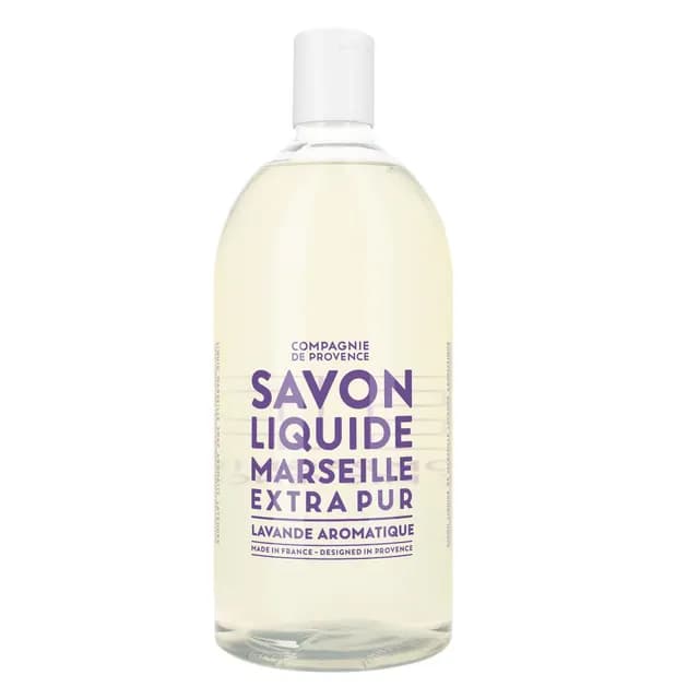 Compagnie De Provence Liquid Marseille Soap Refill Aromatic Lavender 1000 ml