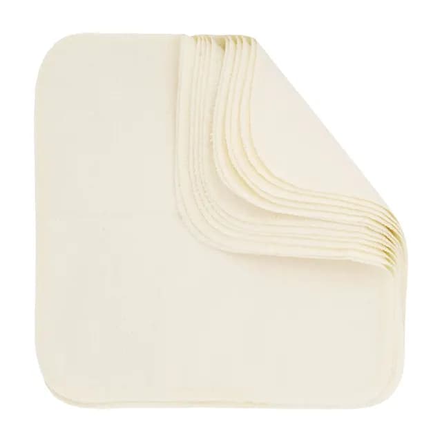 Vimse Tvättlappar Naturvit 10-pack