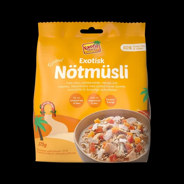 Exotic Snacks Exotisk Nötmüsli 375 g