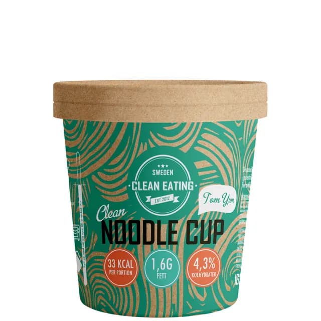 Clean Eating Clean Noodle Cup Tom Yum 162 g