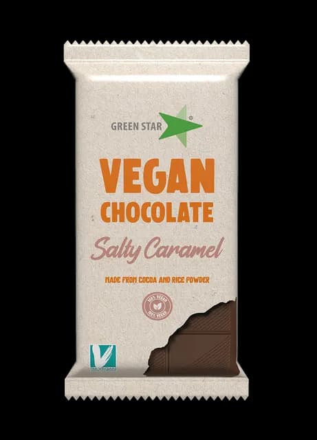 Green Star Vegan Salty Caramel Choklad 90 g