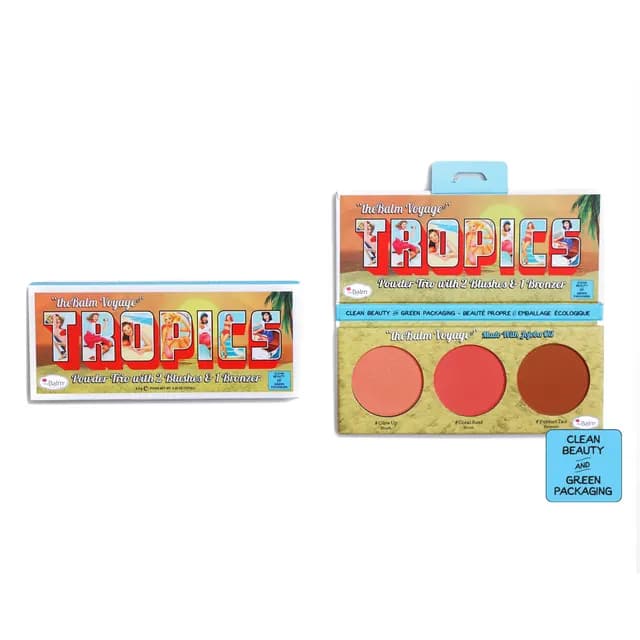 theBalm Voyage - Tropics Powder Trio 8,5 g
