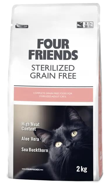 FourFriends Grain Free Sterilized 2 kg