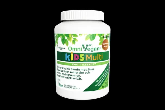 OmniVegan KIDS Multi 80 tuggtabletter
