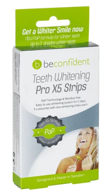 Beconfident Teeth Whitening Pro X5 Strips 5 dagar