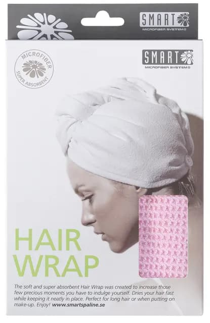 Smart Microfiber Hairwrap Waffle Hot Pink