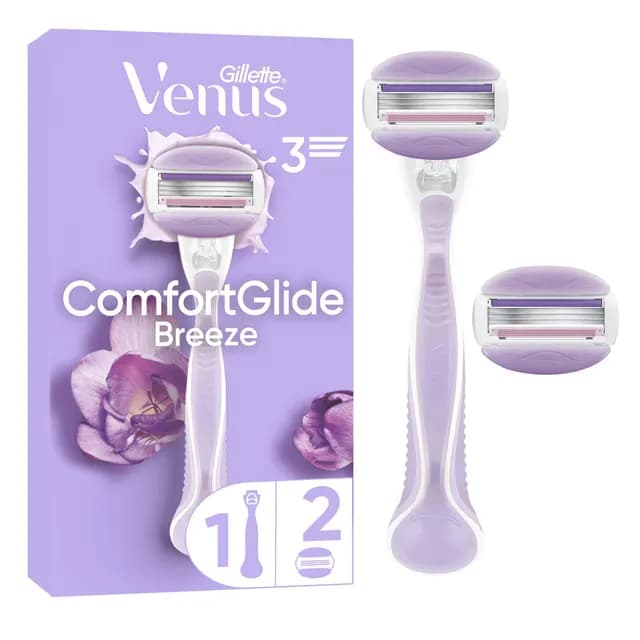 Gillette Venus ComfortGlide Breeze Rakhyvel med 2 st Rakblad