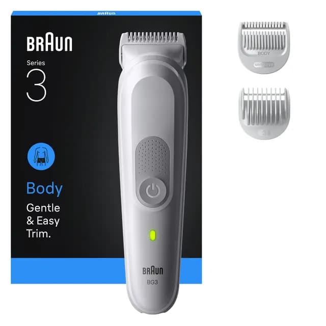 Braun Body Groomer Series 3 +3 Stylingverktyg BG3530 Grå