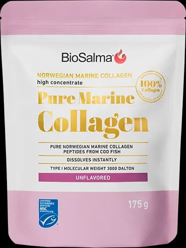BioSalma Pure Norwegian Marine Collagen 175 g