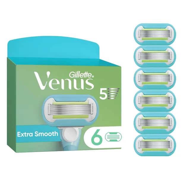 Gillette Venus Extra Smooth Rakblad 6 st